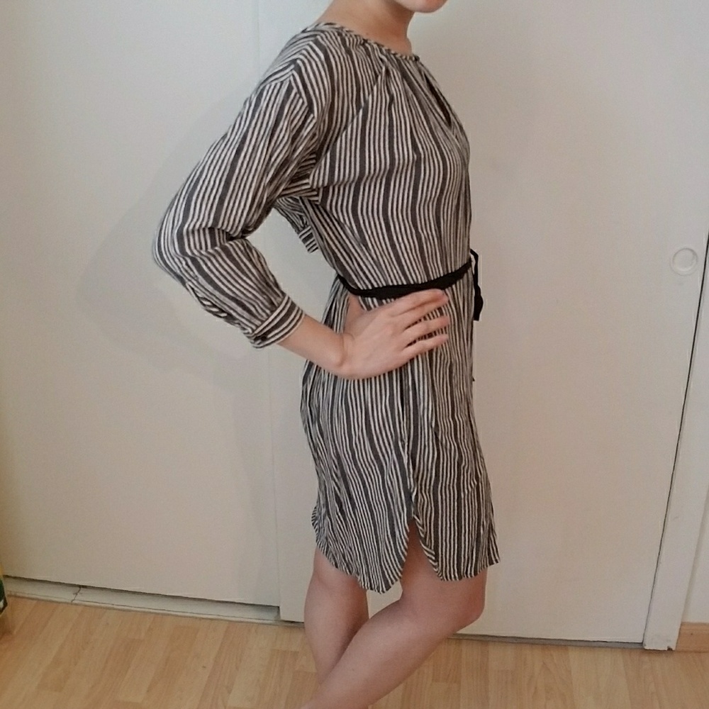 Ann Taylor Loft stripped dress